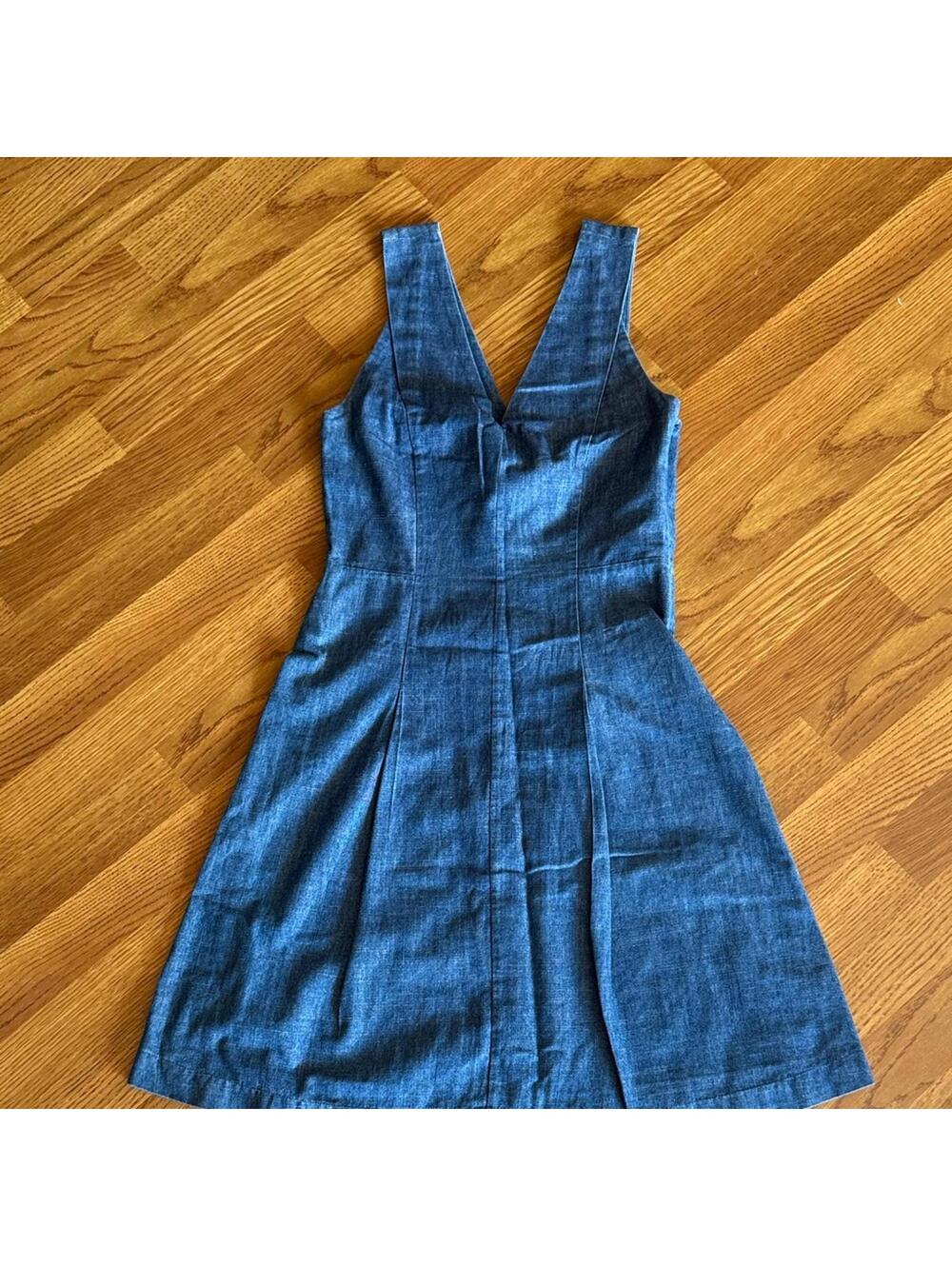 A. Cheng Chambray Dress - Picture 1 of 2